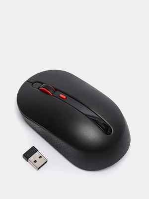 Мышь-bluetooth Xiaomi Miiiw Wireless Office Mute Mouse (Black+Red/Черный с красным)