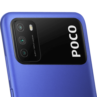 POCO M3 4/64 Gb (Cool Blue/Синий)