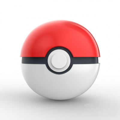 Портативный аккумулятор PokeBall 12000mAh (Red/Красный)
