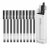 Набор гелевых ручек Xiaomi Mi High-Capacity Gel Pen (10шт.) (Black)
