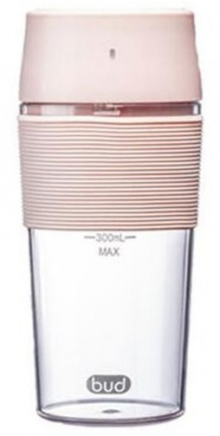 Блендер портативный Xiaomi Bud 300ml Electric Juicer 2x1200mAh (Pink/Розовый)