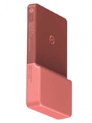Беспроводное зарядное устройство Qi Xiaomi Rui Ling Power Sticker 2600 mAh 1.0A (Pink/Розовый)