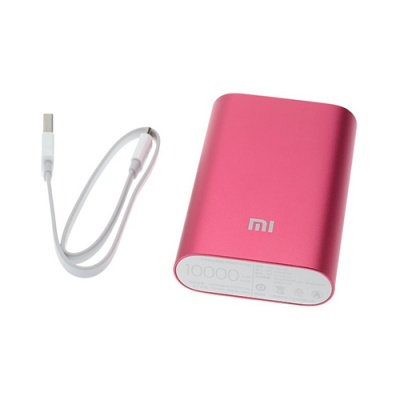 Внешний аккумулятор Xiaomi Mi Power Bank 10000 mAh (Pink/Розовый)