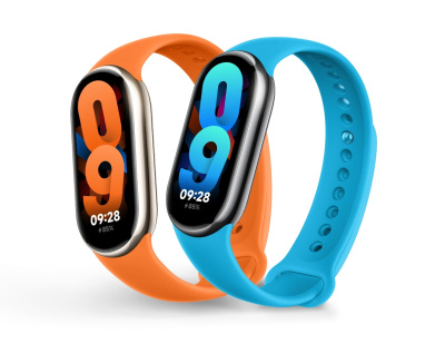 Фитнес-браслет Xiaomi Mi Band 8, силиконовый ремешок (Blue/Синий)