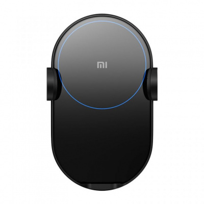 Автомобильный держатель смартфона с беспроводной зарядкой Xiaomi Mi Wireless Car Charger 20W +Qi (Black/Черный)