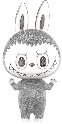 Игрушка POP MEGA MART LABUBU 400% Sketch