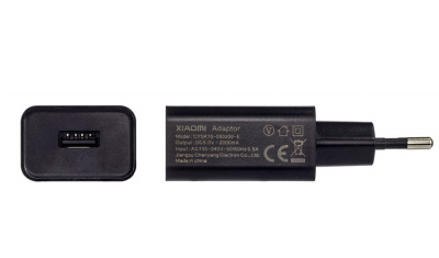 Сетевое зарядное уст-во Xiaomi Mi 1xUSBx2A 10W (Black/Черный)