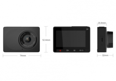 Видеорегистратор Xiaomi Yi Compact Smart Dash Camera (Gray/Серый)