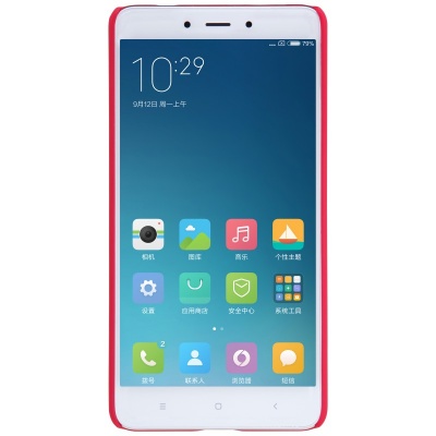Чехол для Xiaomi Redmi Note 4 Nillkin Super Frosted Shield Red (Красный)
