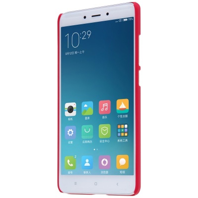 Чехол для Xiaomi Redmi Note 4 Nillkin Super Frosted Shield Red (Красный)