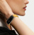 Фитнес-браслет Xiaomi Mi Band 8, кожано-нейлоновый ремешок (Yellow/Желтый)