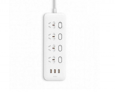 Сетевой фильтр Xiaomi Mi Powerstrip 4+3USB 2500w (White/Белый)