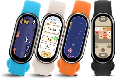 Фитнес-браслет Xiaomi Mi Band 8, силиконовый ремешок (Blue/Синий)