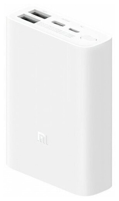 Портативный аккумулятор Xiaomi Mi Power Bank Pocket Ed. 10000mAh (White/Белый)