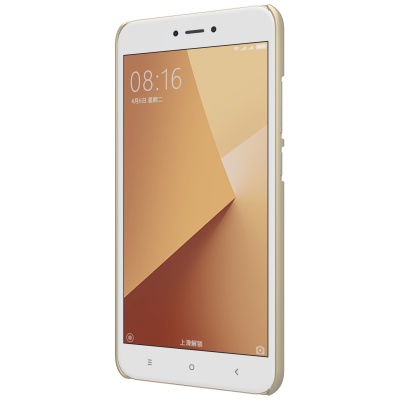 Чехол для Xiaomi Redmi Note 5A Nillkin Super Frosted Shield (Gold/Золотой)