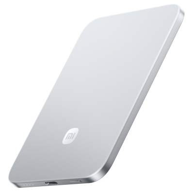 Портативный аккумулятор Xiaomi UltraThin Magnetic Power Bank 5000mAh 15W (Glacier Silver/Серебристый)