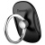 Держатель смартфона кольцо Baseus Multifunct Ring Bracket (Black/Черный)
