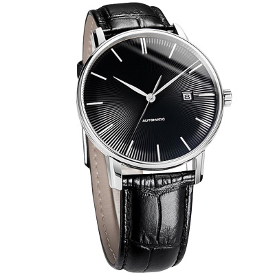 Часы механические с автоподзаводом Xiaomi TwentySeventeen Light Mechanical Watch (Black)