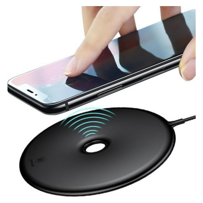 Беспроводное зарядное устройство Qi Baseus Donut Charger (Black/Черный)
