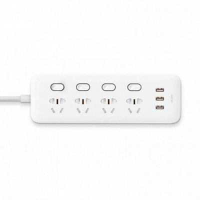 Сетевой фильтр Xiaomi Mi Powerstrip 4+3USB 2500w (White/Белый)