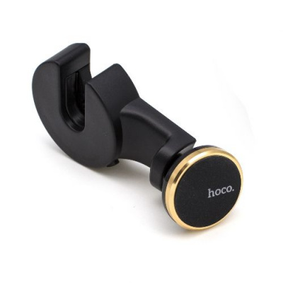 Держатель смартфона автомобильный Hoco Car BackRest Magnetic (Black/Черный)