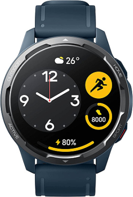Смарт-часы Xiaomi Mi Watch S1-Active (1,43"), синий корпус, синий ремешок (Blue Ocean)