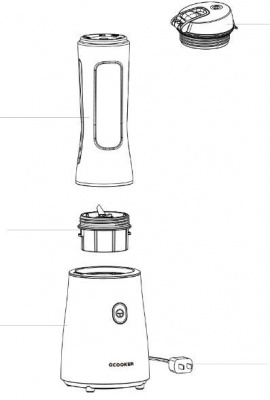 Стационарный блендер Xiaomi Qcooker Youth Version (White/Белый)