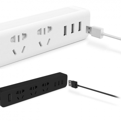 Сетевой фильтр Xiaomi Mi USB Power Strip 3 розетки + 3 USB (White/Белый)